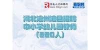 2022河北沧州沧县招聘中小学幼儿园教师公告(220人)