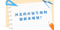 河北的应届生如何做职业规划？