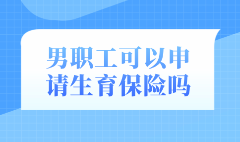 河北的男职工可以申请生育保险